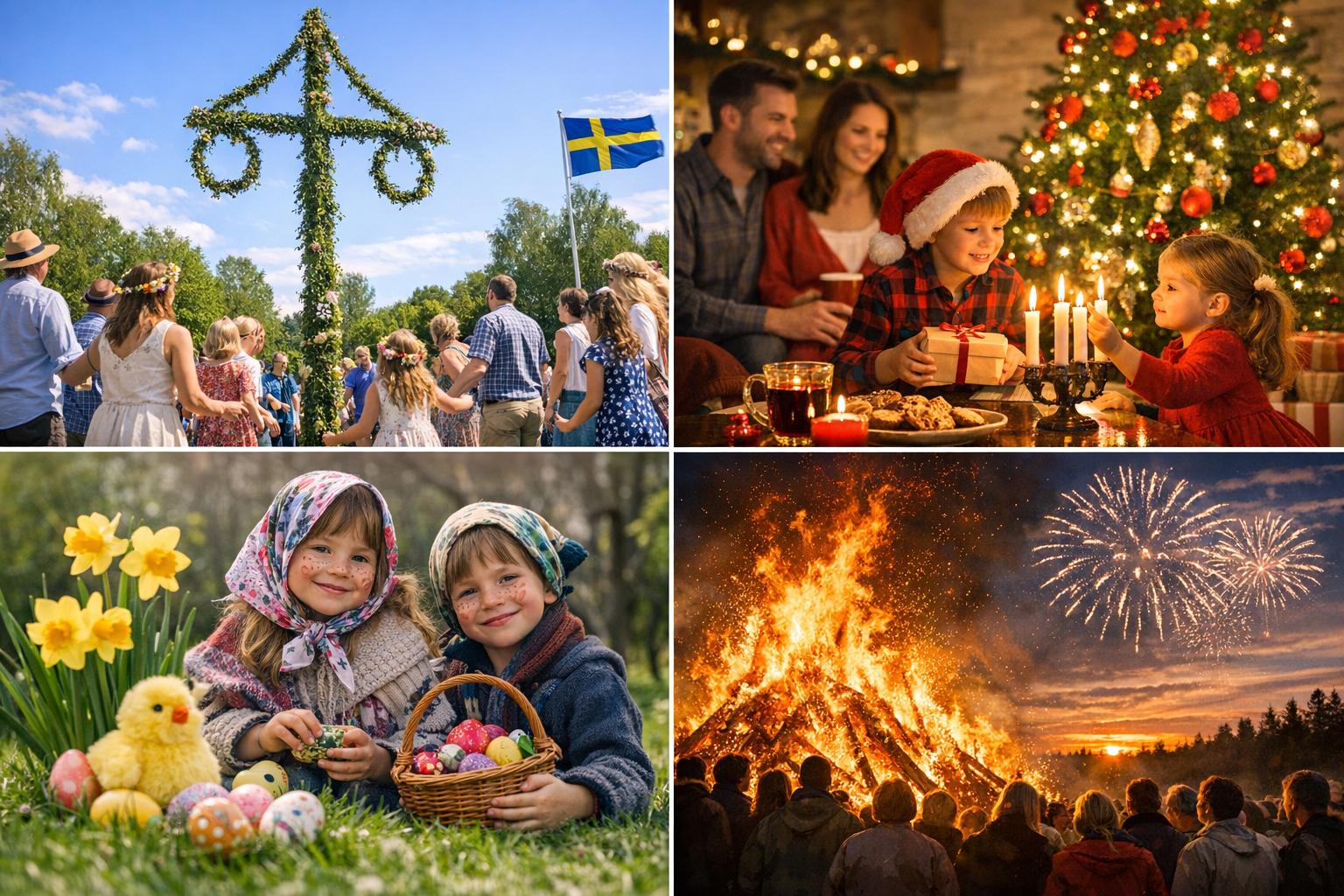 De mest populära högtiderna i Sverige